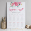 Table Plan - Blossom Flowers