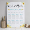 Table Plan -  Layla Spring Florals