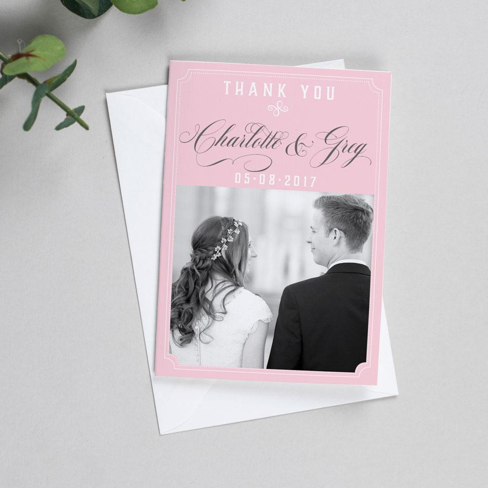 Photo Thank You Cards - Erin - Delicate Frame 