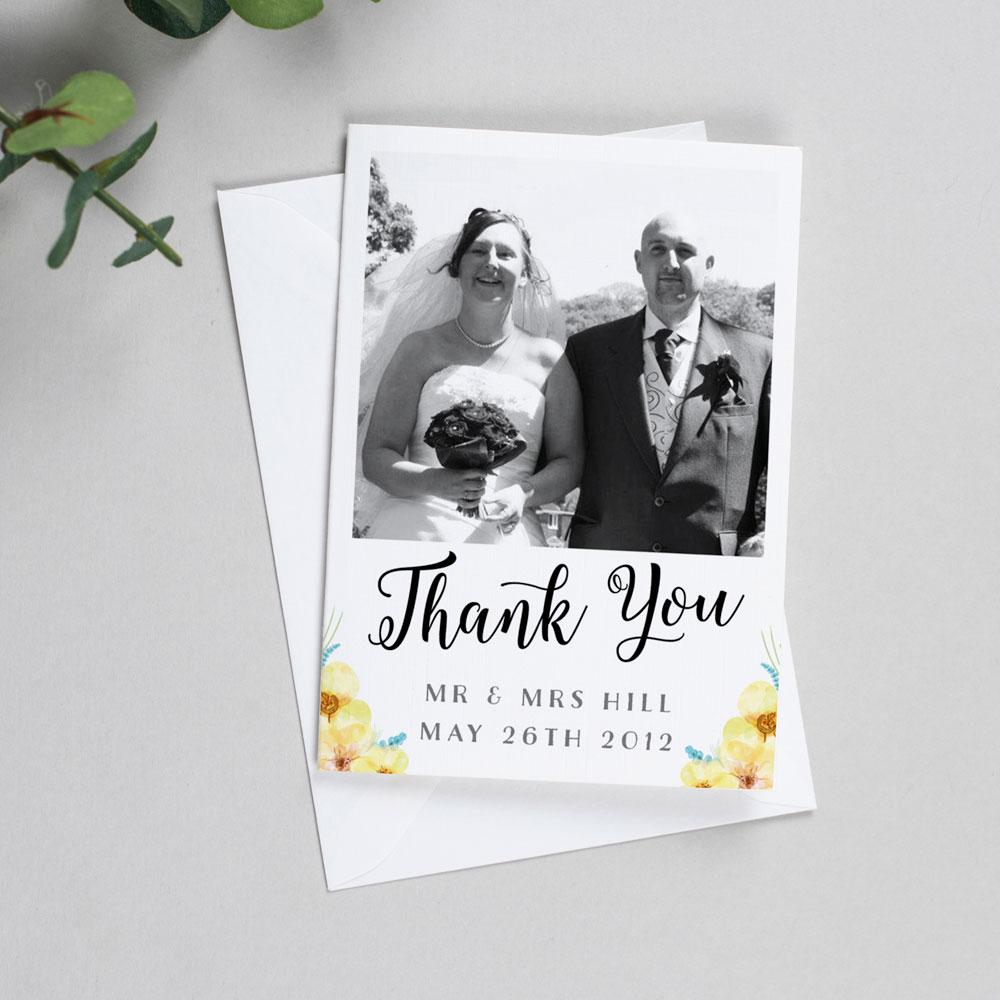 Photo Thank You Cards - Layla - Spring Flowers 