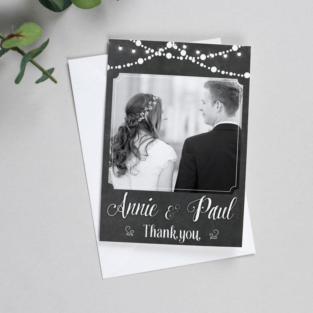 Photo Thank You Cards - Lizzie - Fairy Lights 