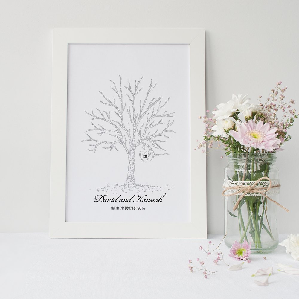 Wedding Finger Print A3 - Guest Book 