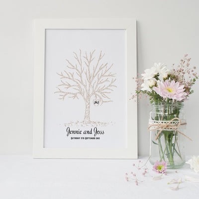 Wedding Finger Print A3 - Guest Book