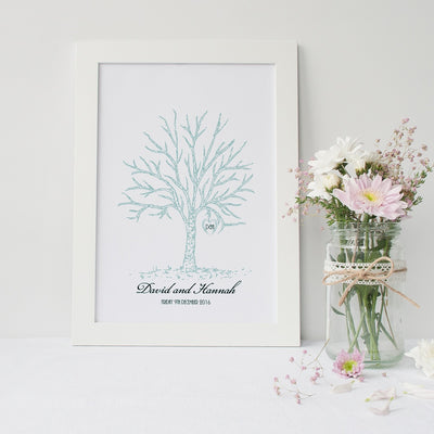 Wedding Finger Print A3 - Guest Book