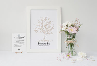 Wedding Finger Print A3 - Guest Book