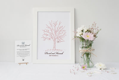 Wedding Finger Print A3 - Guest Book