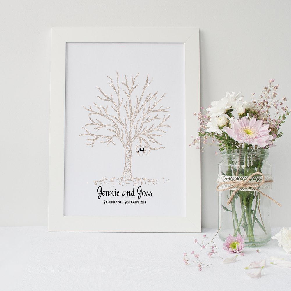 Wedding Finger Print A4 - Guest Book 
