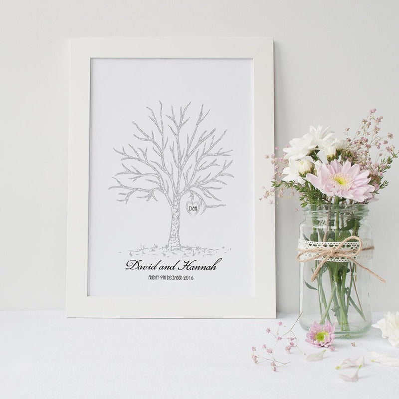 Wedding Finger Print A4 - Guest Book 